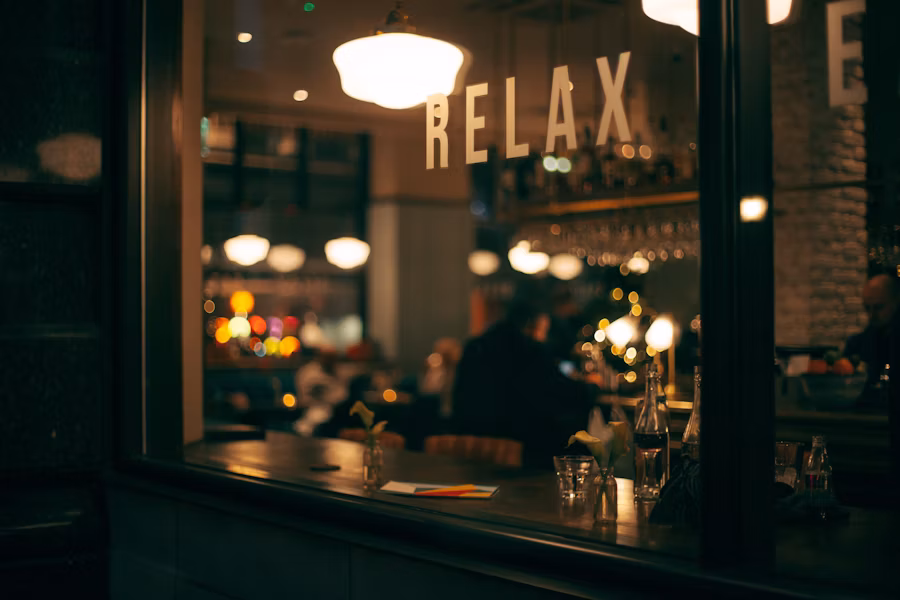 A small boutique storefront with warm lighting